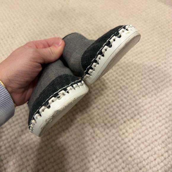 Chanel Navy Fabric Mocassin Loafer - Picture 3 of 9